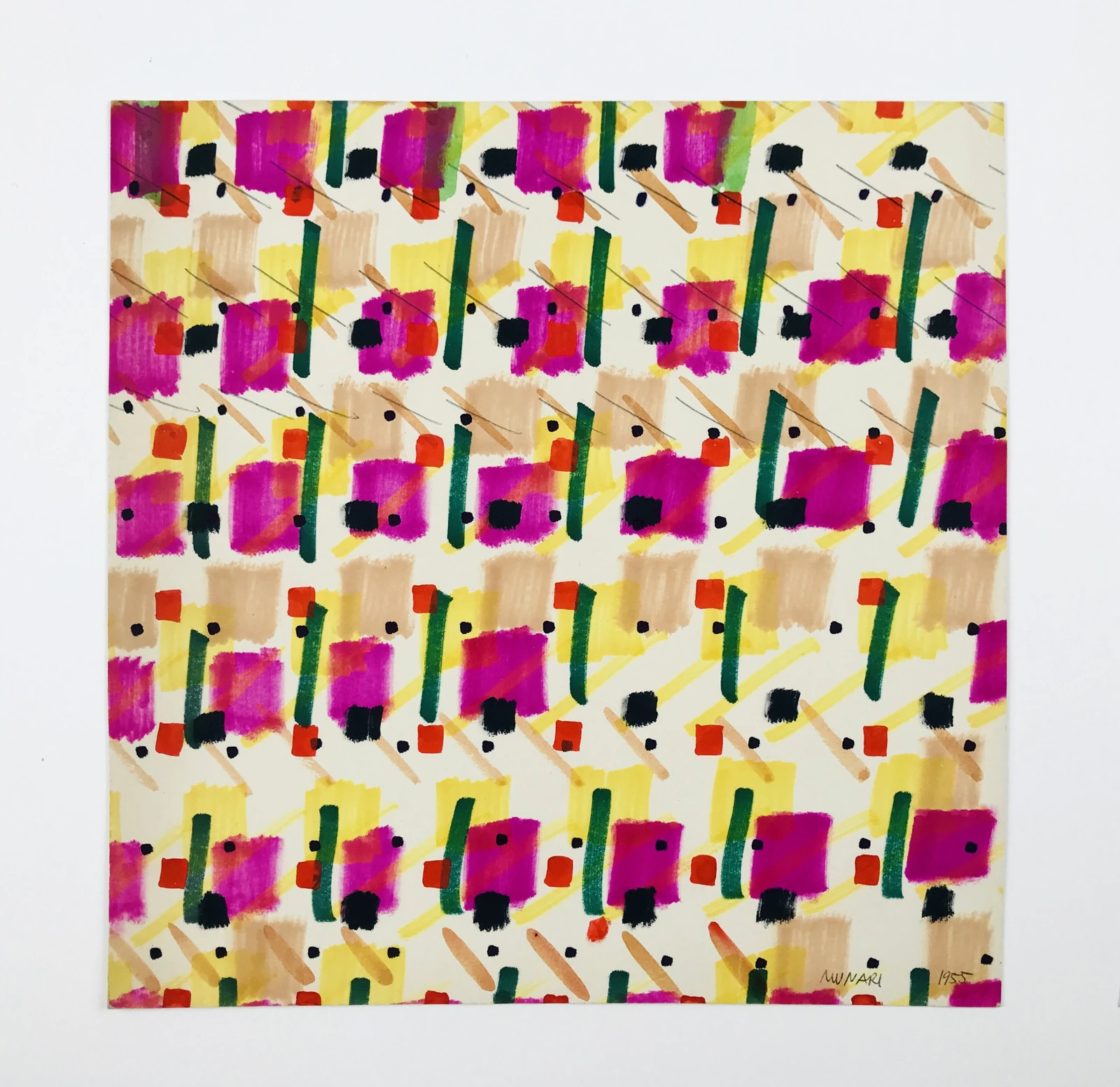 Sequenza di possibilità visuali - 1955