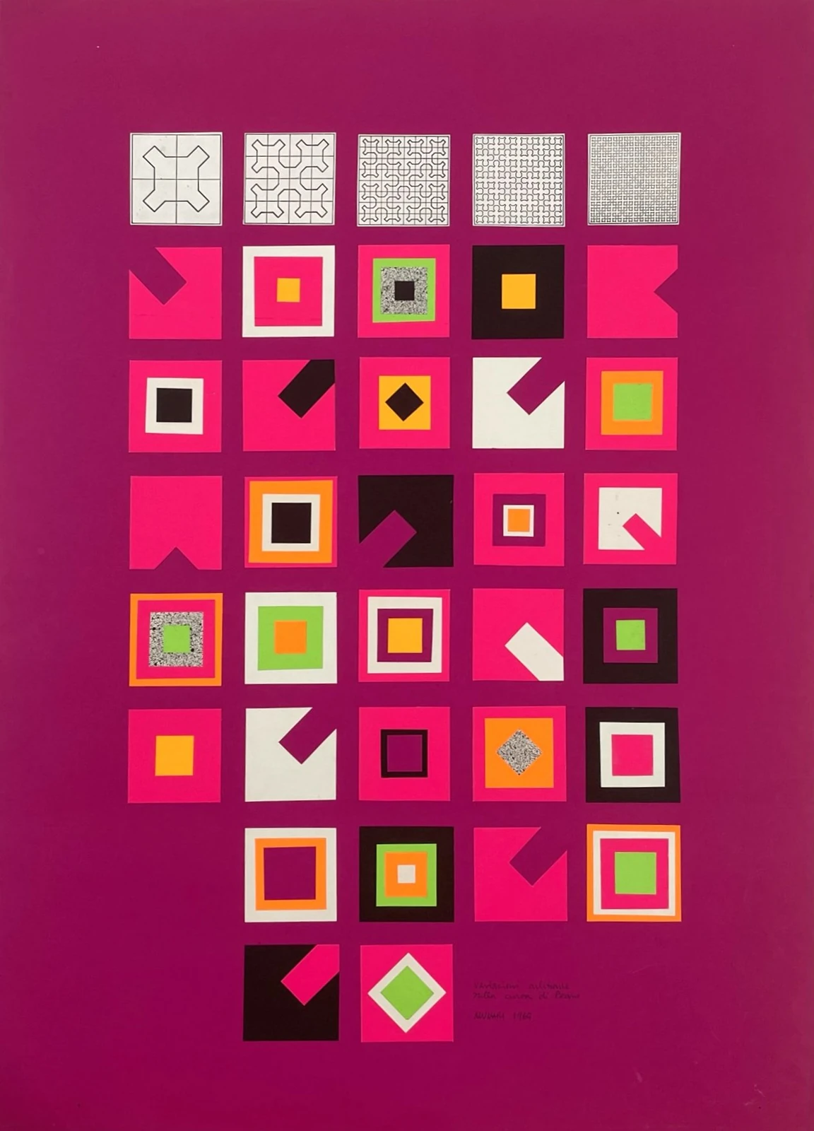 Variazione arbitraria sulla Curva di Peano - 1969